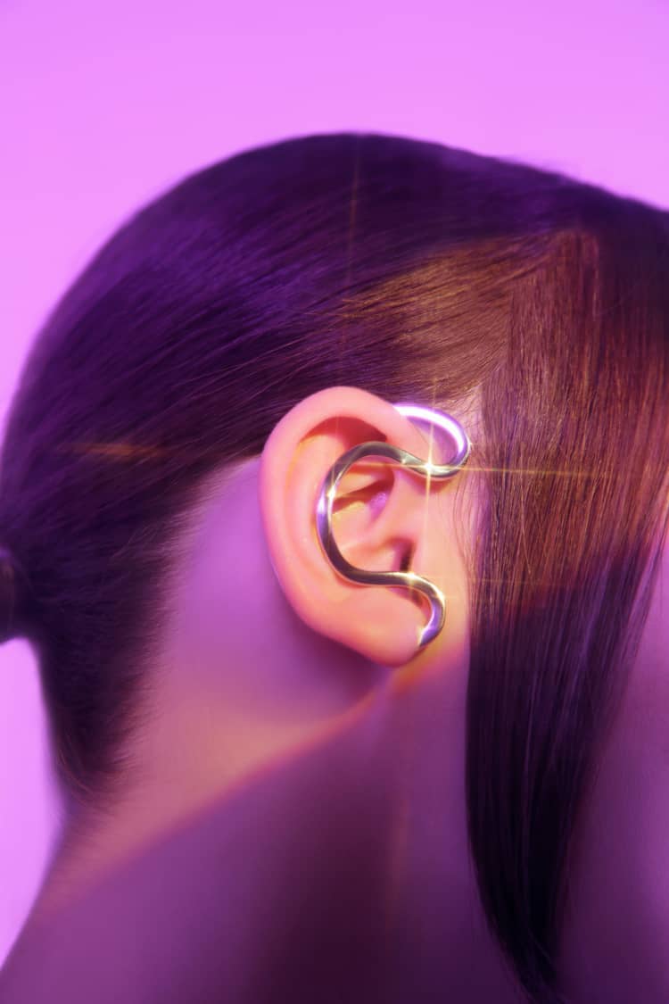 Silver Snake Ear Cuff - MAM ORIGINALS – MAM®