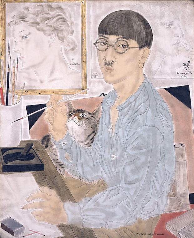 藤田嗣治の、乳白色に命を吹き込む墨の線。 | めしは熱いうちに食え