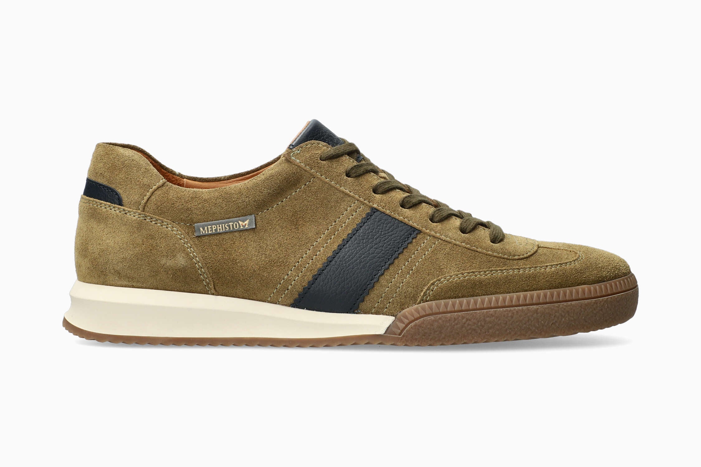 Mephisto Elyo | Men Sneaker Green Leather Velvet | Mephisto USA