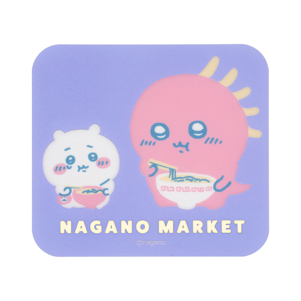 ナガノキャラクターズ カラーなスマホに貼れるサイズのクリア