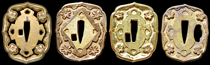 軍刀 陸軍98式軍刀 透かし鍔 佩鐶 柄頭 軍刀外装の細部 The outline