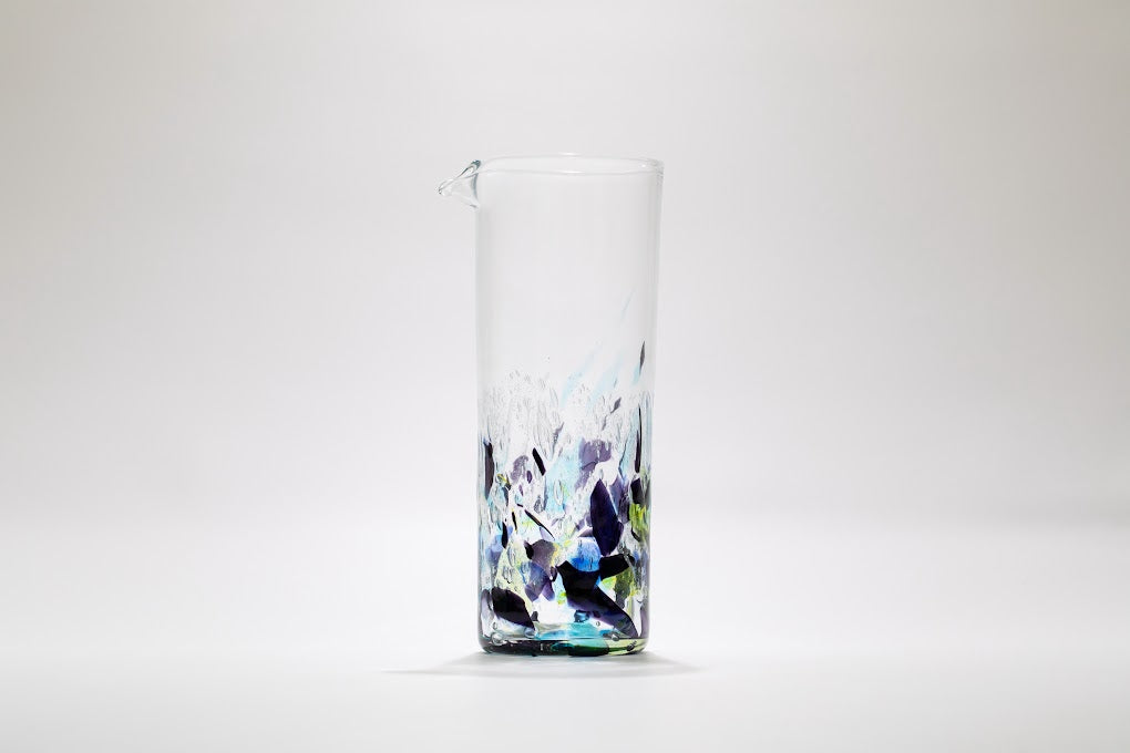 琉球ガラスの海風 アクアリーフ 水差し 青 オンラインストア 人気商品