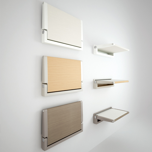 玄関 壁付け 折りたたみ収納椅子 OLISU(オルイス)