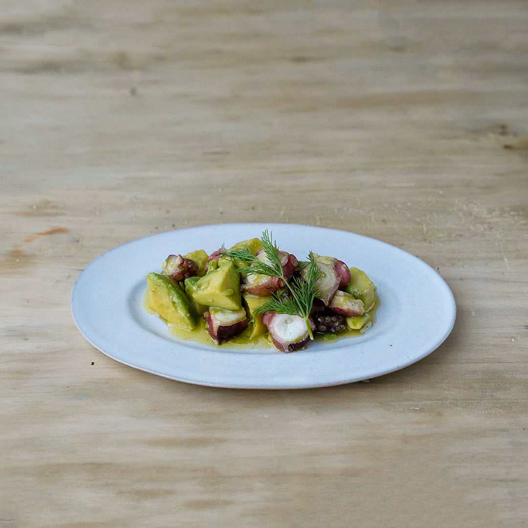 山源陶苑 楕円プレート取り皿 白 赤土 - アメノイエ