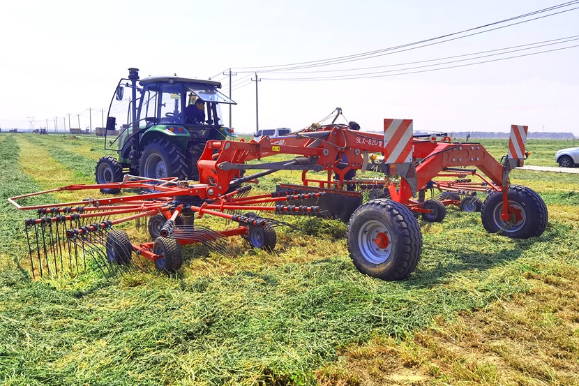 9LX-740型旋转式搂草机- 旋转式搂草机- 产品中心- 保定冀旋农机装备