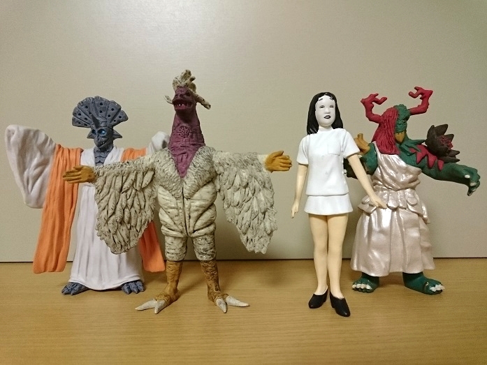 狂気のフィギュア「HG原色ウルトラ怪獣大百科その4 怪獣美少女