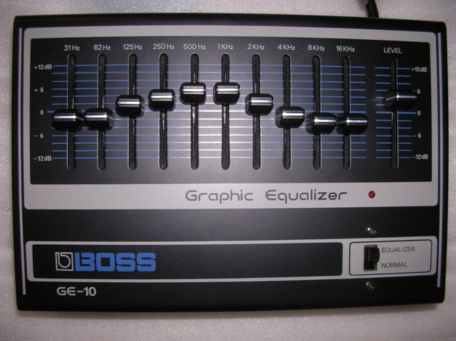 BOSS GE-10のセッティング | ハピハピジャズ日記