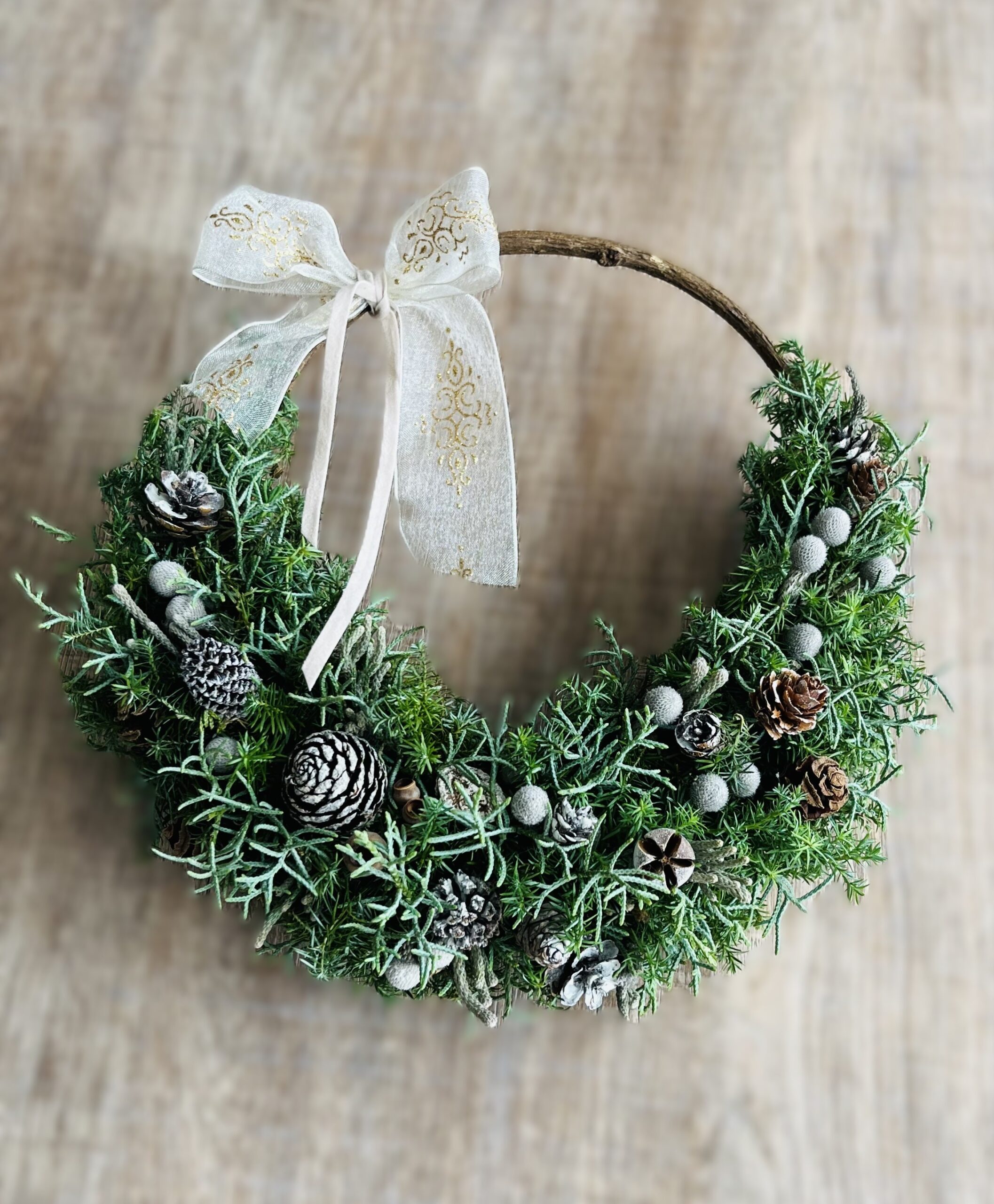 クリスマスリースのワークショップのお知らせ | Blue-daisy