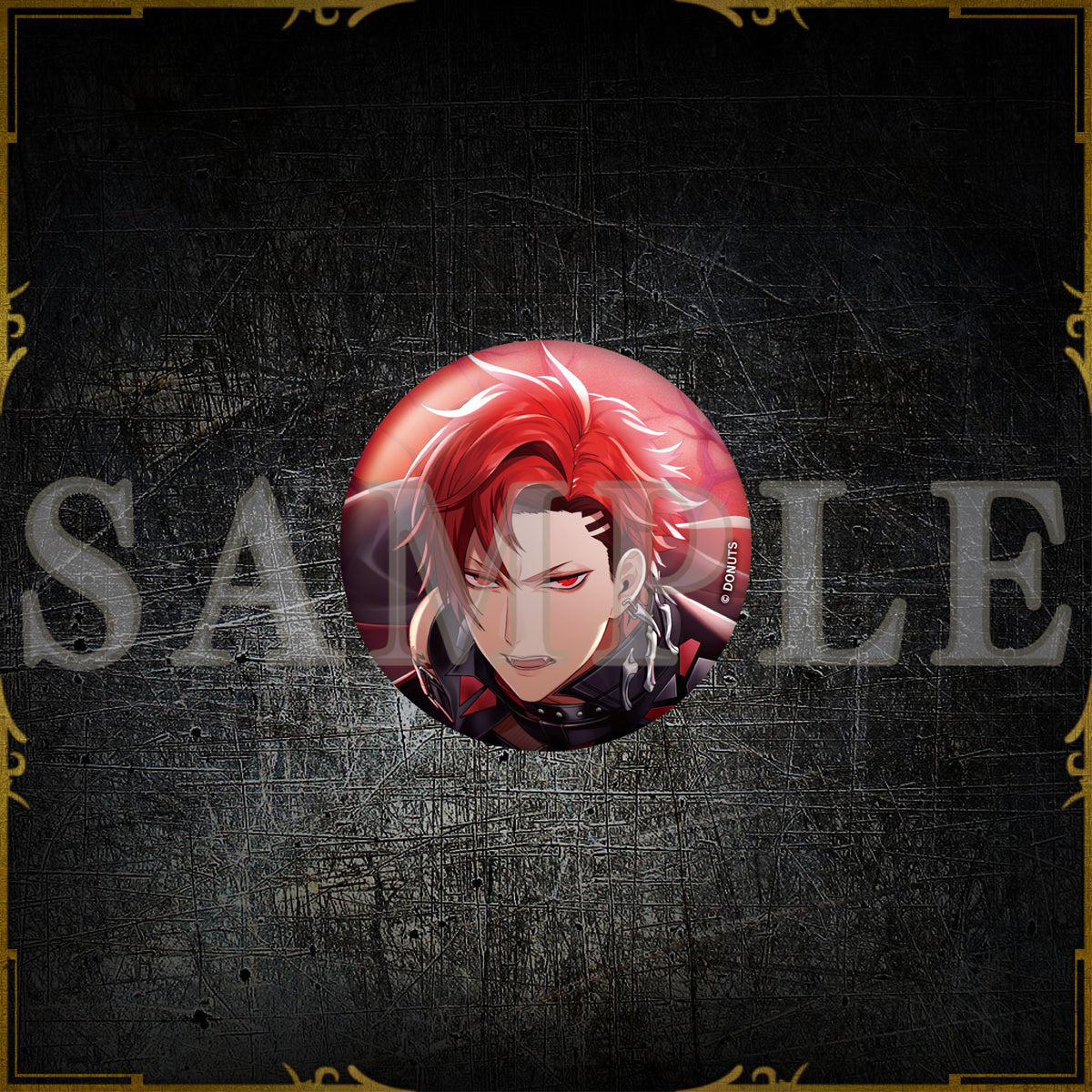 56㎜缶バッジ 6周年衣装 カードイラストver. – ブラックスター