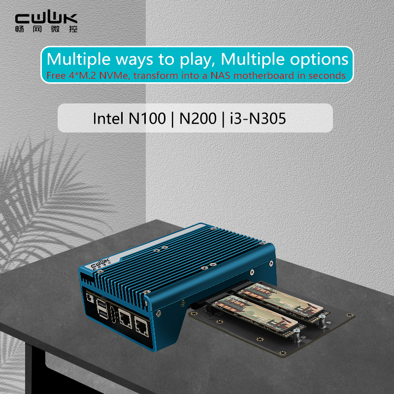 CWWK Magic Magic Computer N200/i3-N305 Small host PCIe x8 slot