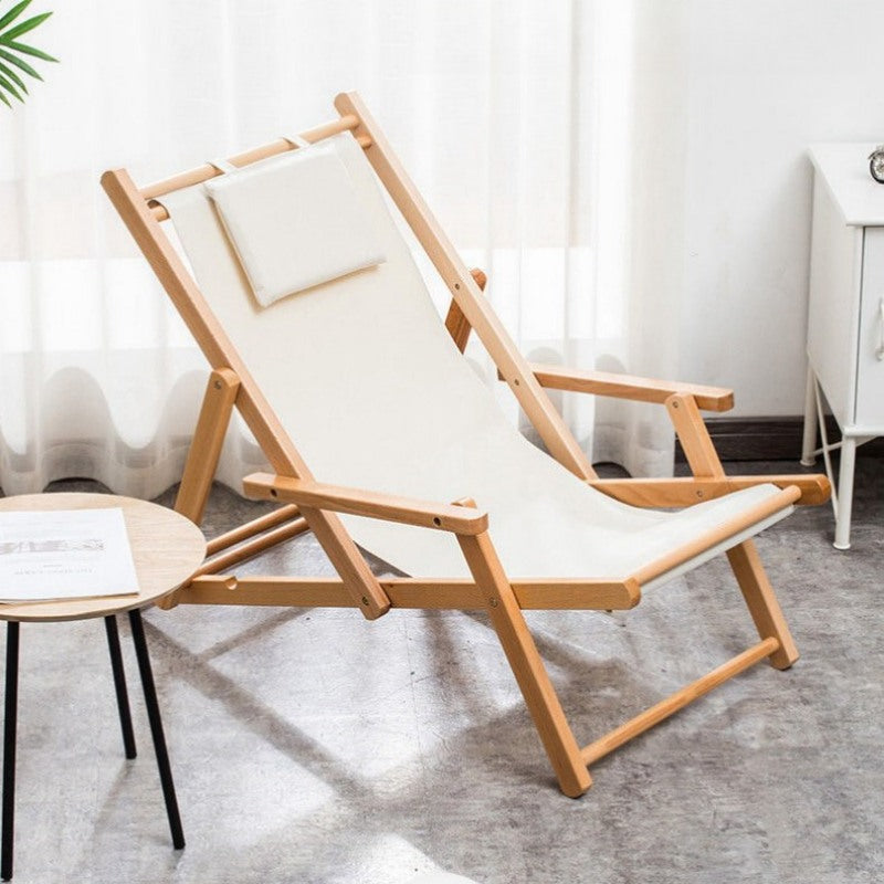 リクライニングチェア 折りたたみ 竹製 パーソナルチェア アウトドア