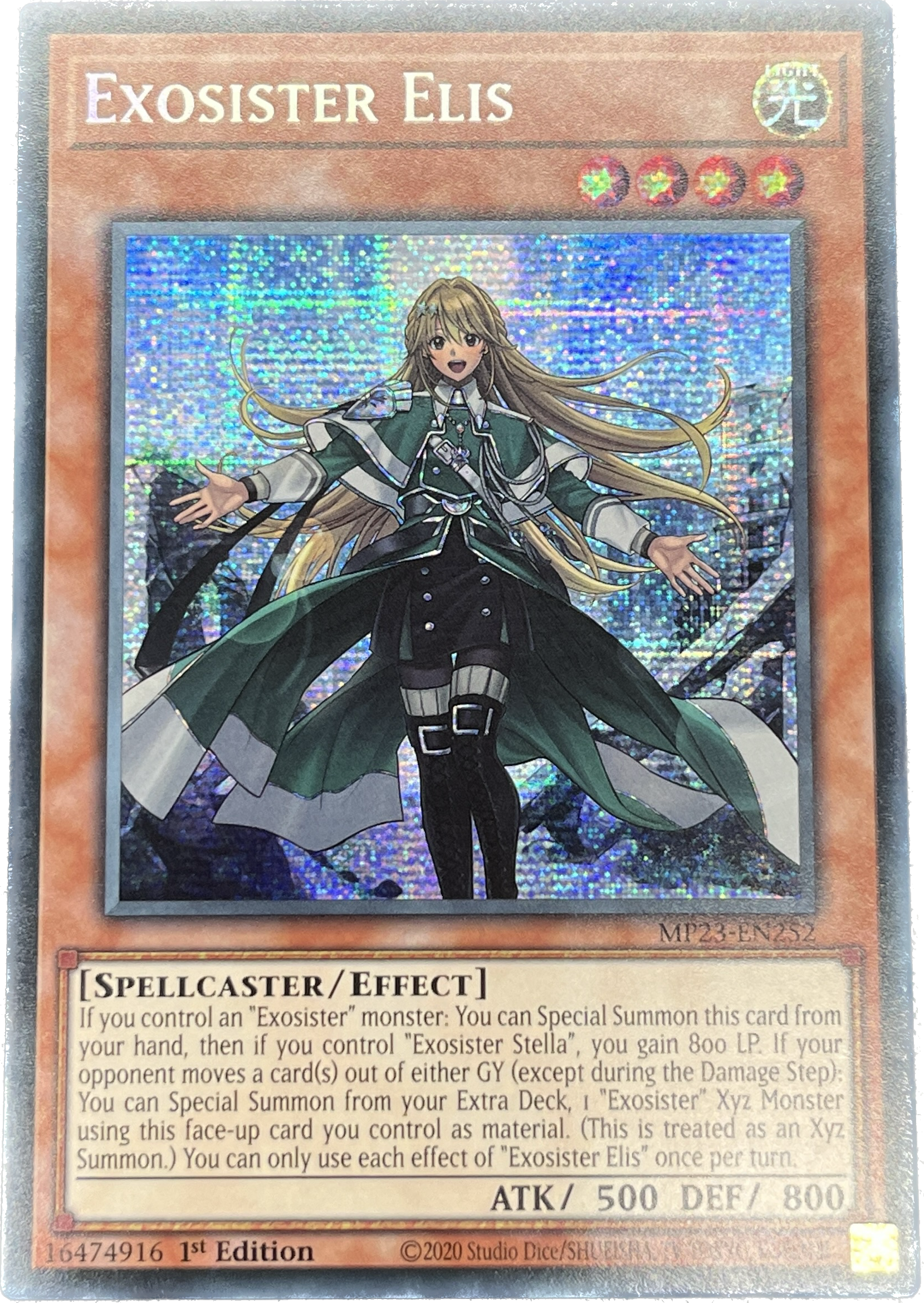 遊戯王 エクソシスター・エリス/シークレット/英語/1st – カード