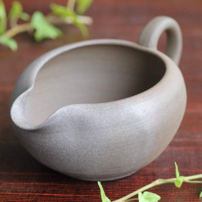 甚秋陶苑 伊藤成二 手付湯冷まし 満容量280ml 常滑焼煎茶器