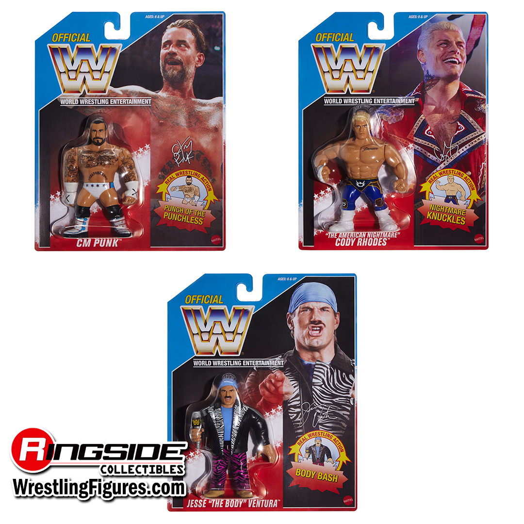 WWE 2026 Retros (Wave 1) Ringside Exclusive - Set of 3 (Jesse