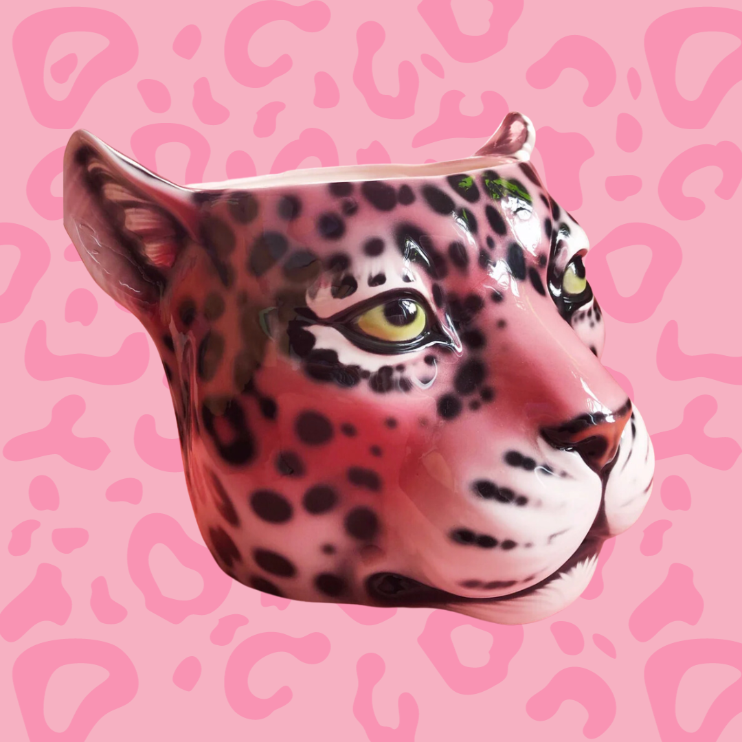Penelope' XL Pink Ceramic Leopard Planter – Dogwood Lifestyle