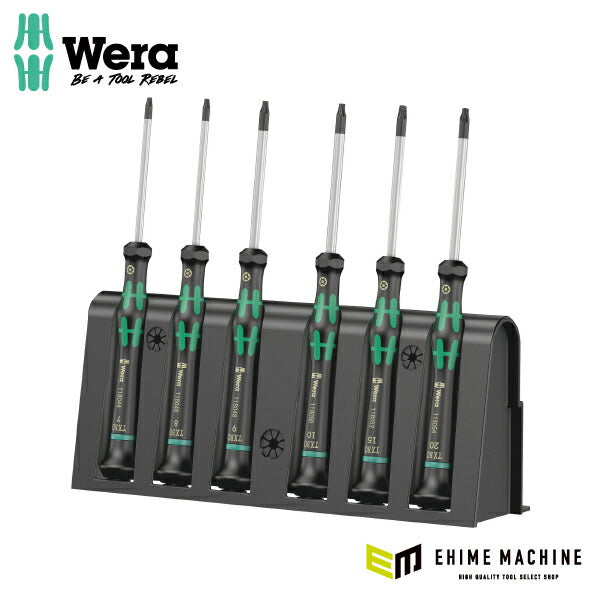 日本正規品 Wera 118154 2067/6 TORX 精密ドライバーセット6本組