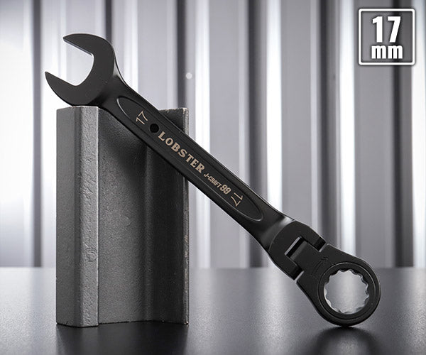 ロブテックス J-CRAFT99 ブラックラチェットコンビネーションレンチ(首