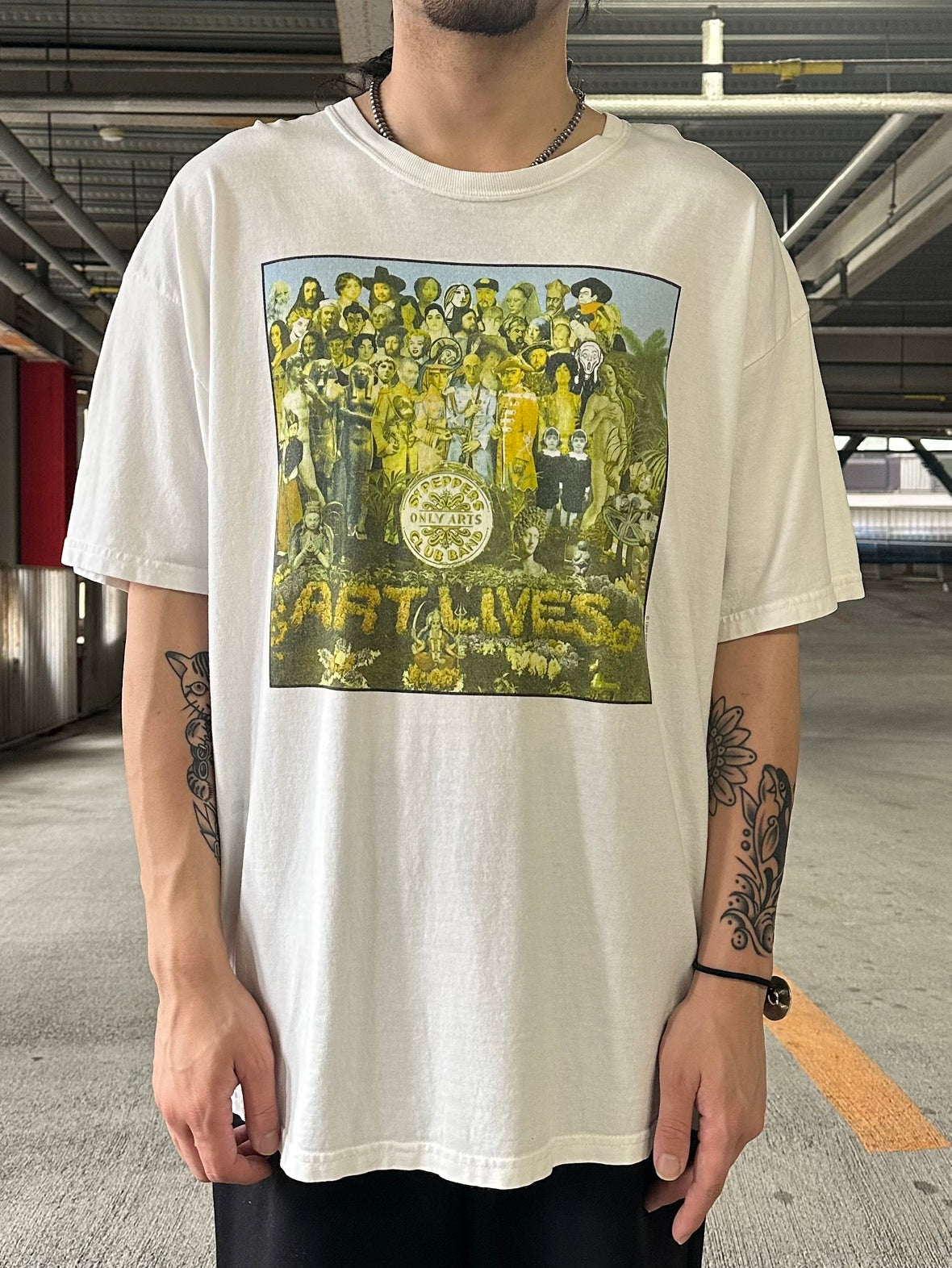 90's THE BEATLES 「SGT」パロディーアートTシャツ – FUJI STORE