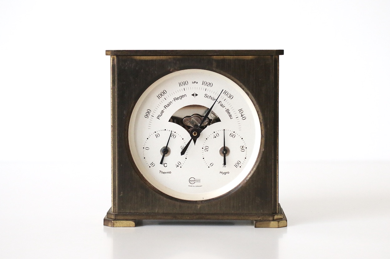 Barigo Baro/Thermo/Hygrometer バリゴ 温度計 湿度計 気圧計 温湿度計