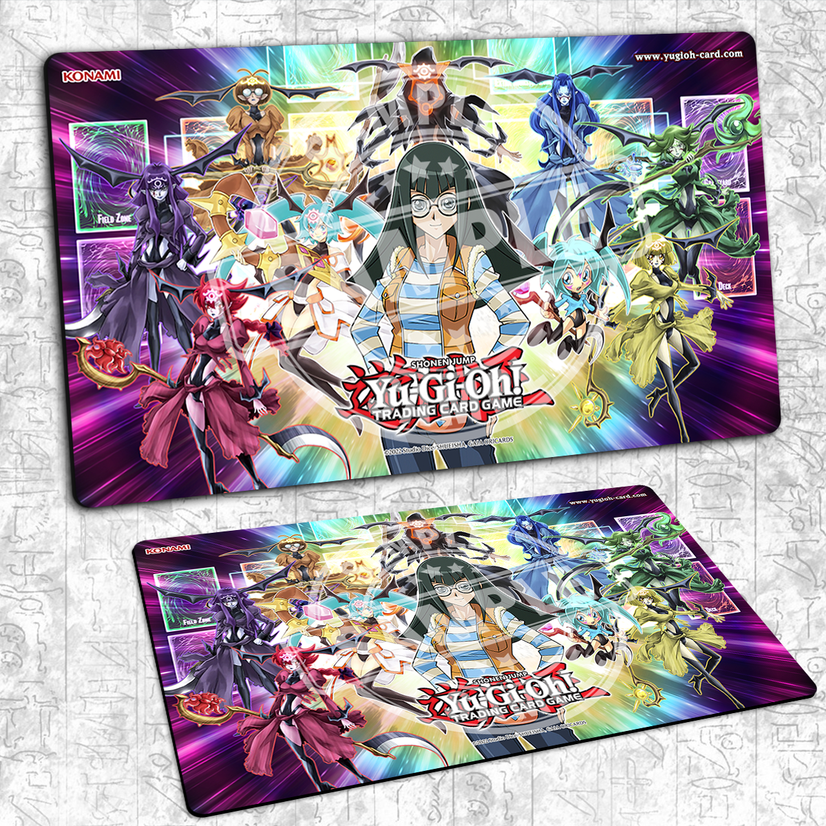 Carly Carmine x Fortune Monsters | Custom Playmat – Gaia Oricards Shop