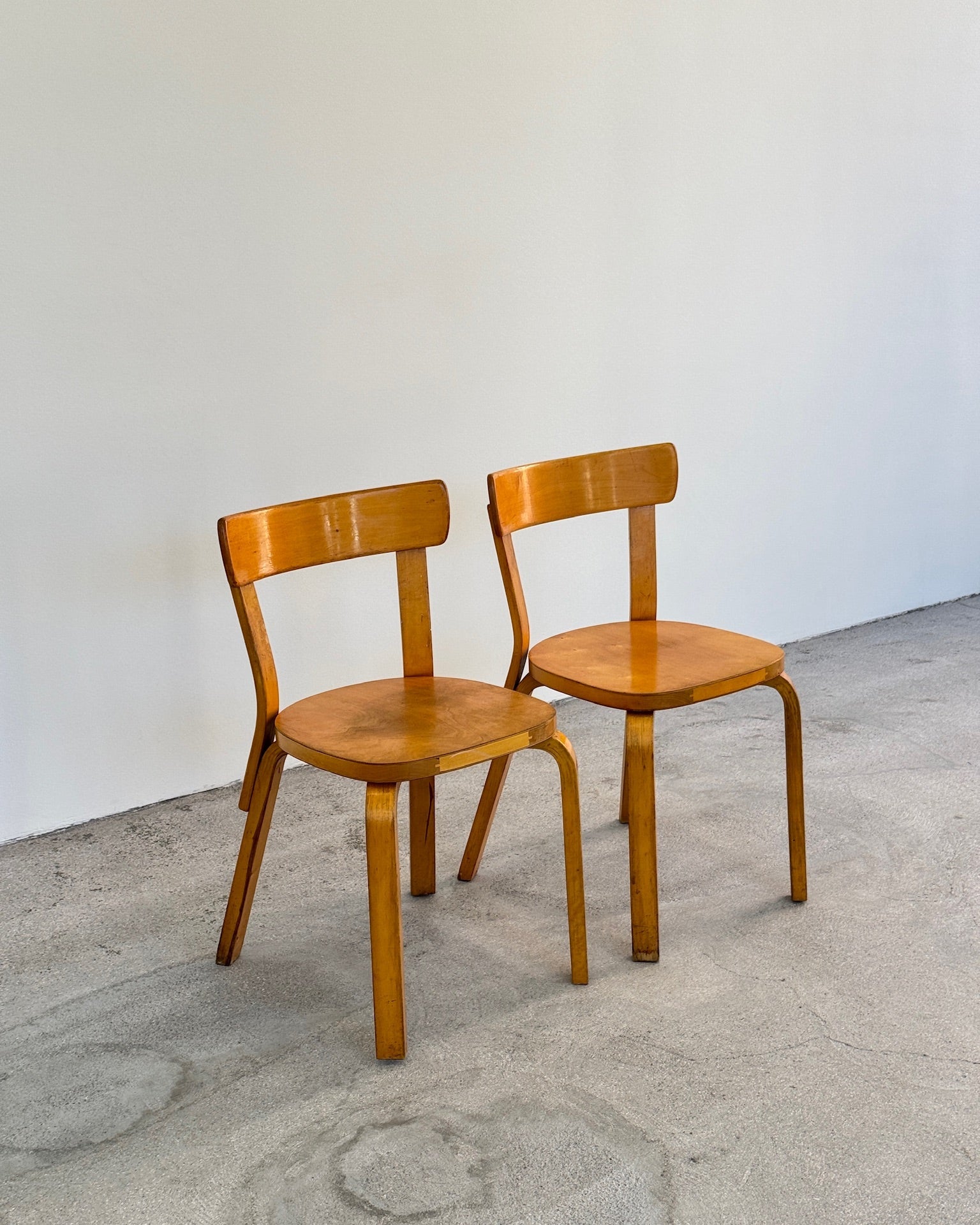 1950s Artek 69 Chair By Alvar Aalto