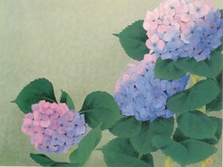 山口蓬春の紫陽花: いづつやの文化記号