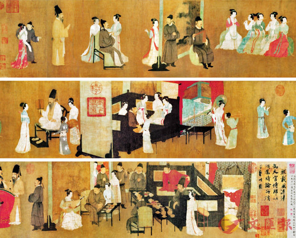 千古佳宴寓玄機顧閎中繪《韓熙載夜宴圖》 - 香港文匯報