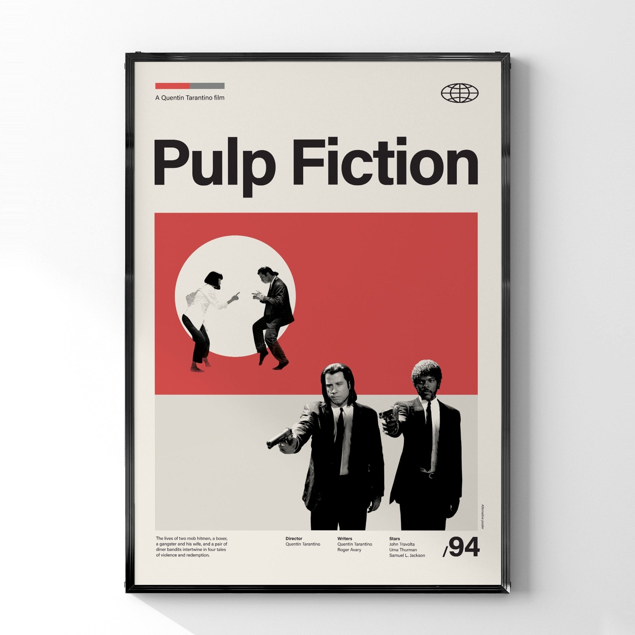 パルプ・フィクション 」ミニマリストアートポスター – Ink Jp