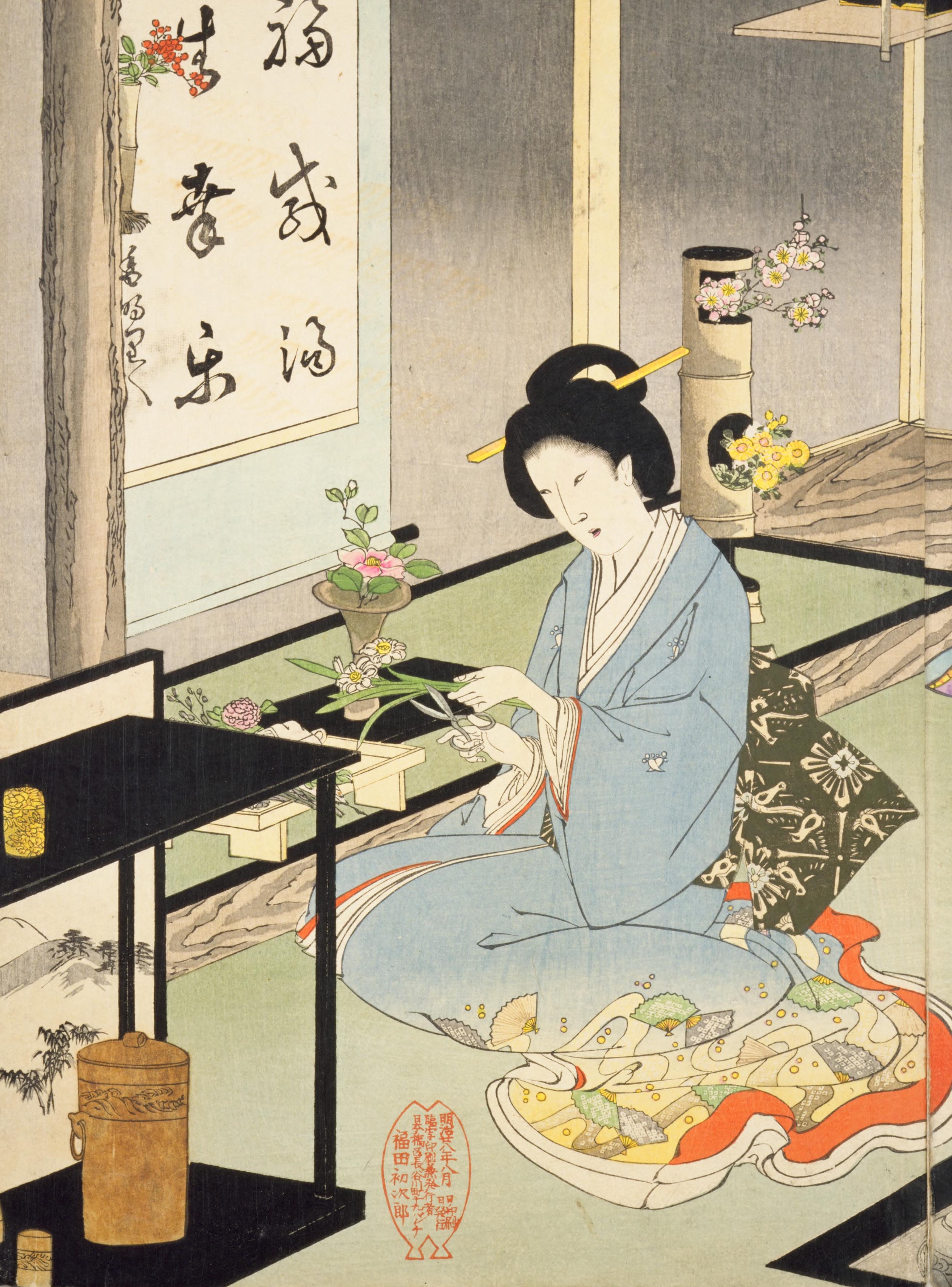 茶掛」とは？茶室の掛け軸の意味や言葉・禅との関係・円相や「日日是好