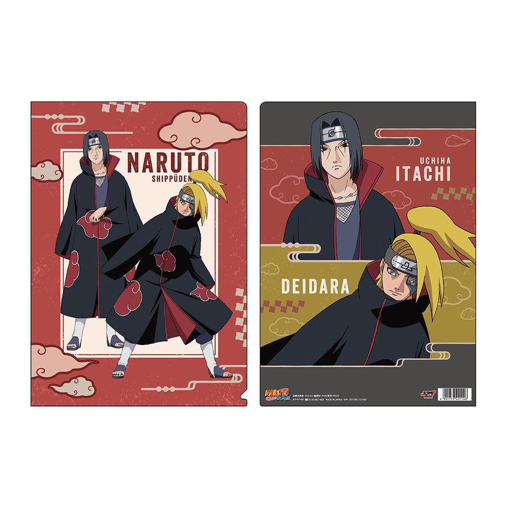 NARUTOA4クリアファイル（B イタチ・デイダラ）＜ジャンプショップ限定