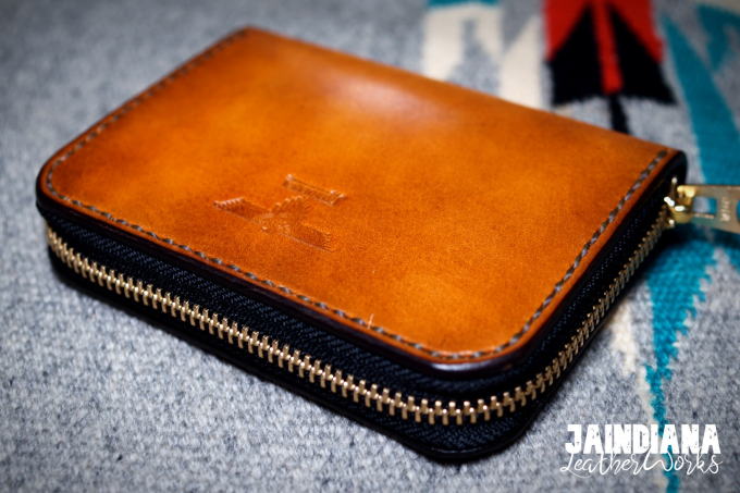 RFHW-VL ビンテージな本物・ラウンドファスナーハーフウォレット