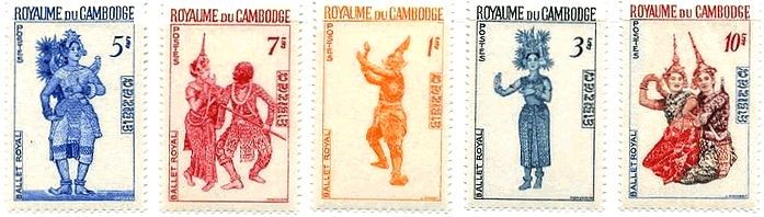 色鮮やかな世界の民族衣装の切手 アジア編 タイ・ラオス・ミャンマー