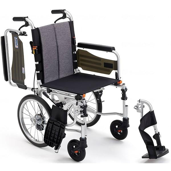 ミキ JTN-4 サニタリ 介助式多機能車椅子 車いす ノーパンク