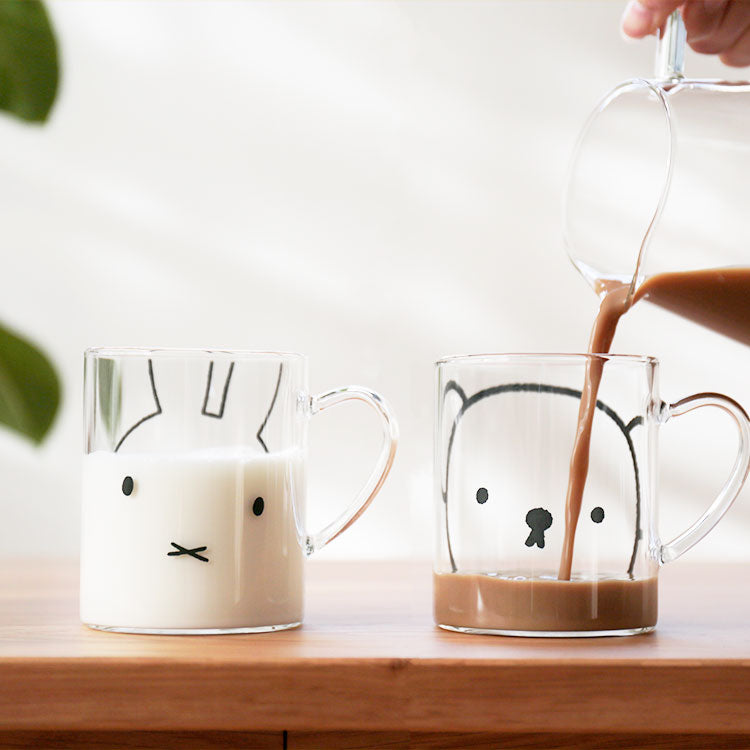 ミッフィー 耐熱ガラスマグ 電子レンジ対応 マグカップ コップ 電子
