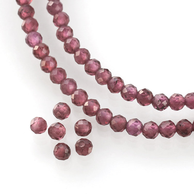 天然石 ラウンドカット ロードライトガーネット(天然) – 貴和製作所