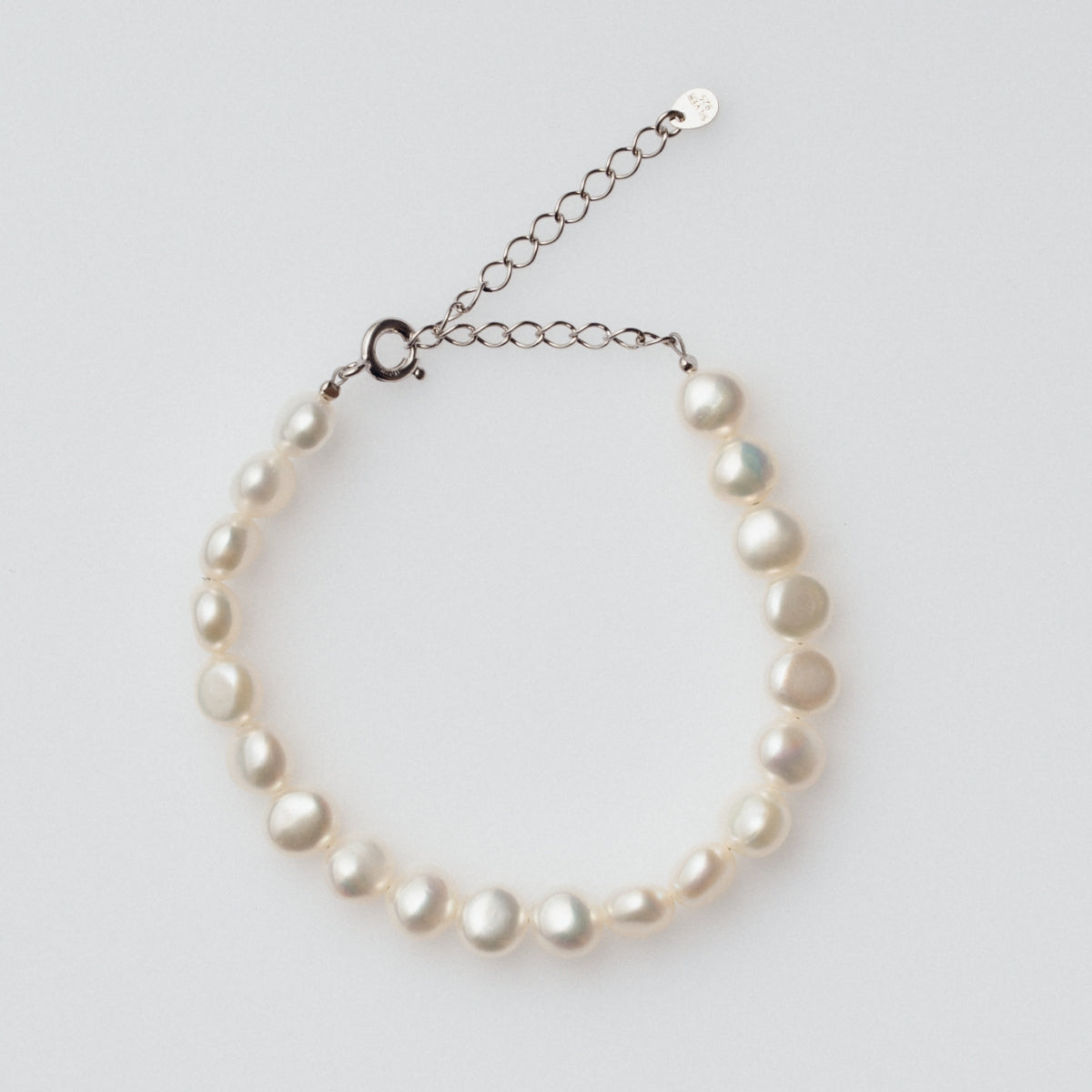 バロック淡水パールブレスレット｜職人仕上げ・日本製・Silver925