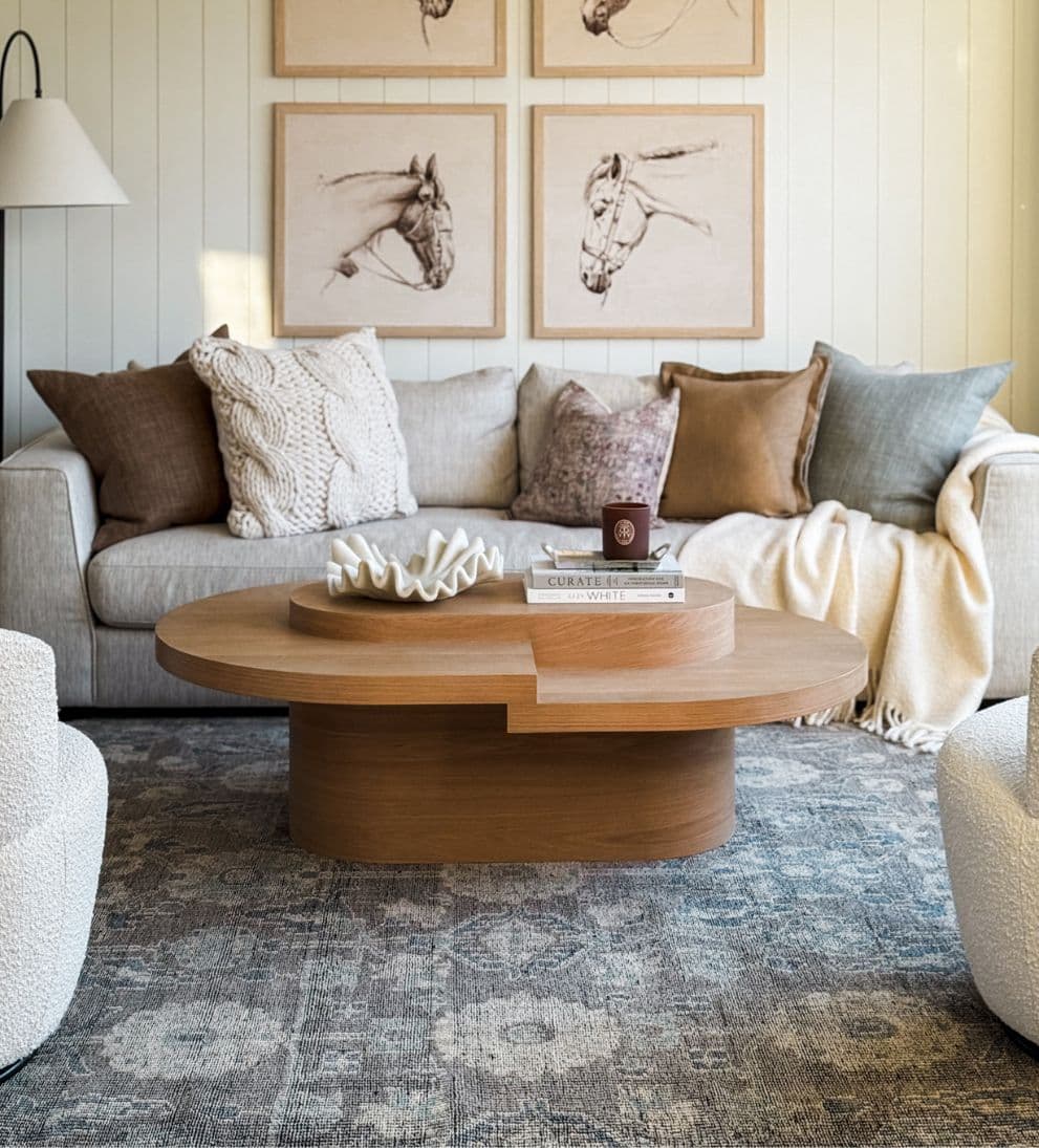 Emma White Oak Tiered Coffee Table | Le Mae – Le Maé