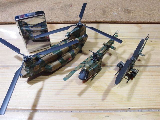 技MIX CH-47JA 大きさ比較 : クローゼットの中のおもちゃ箱