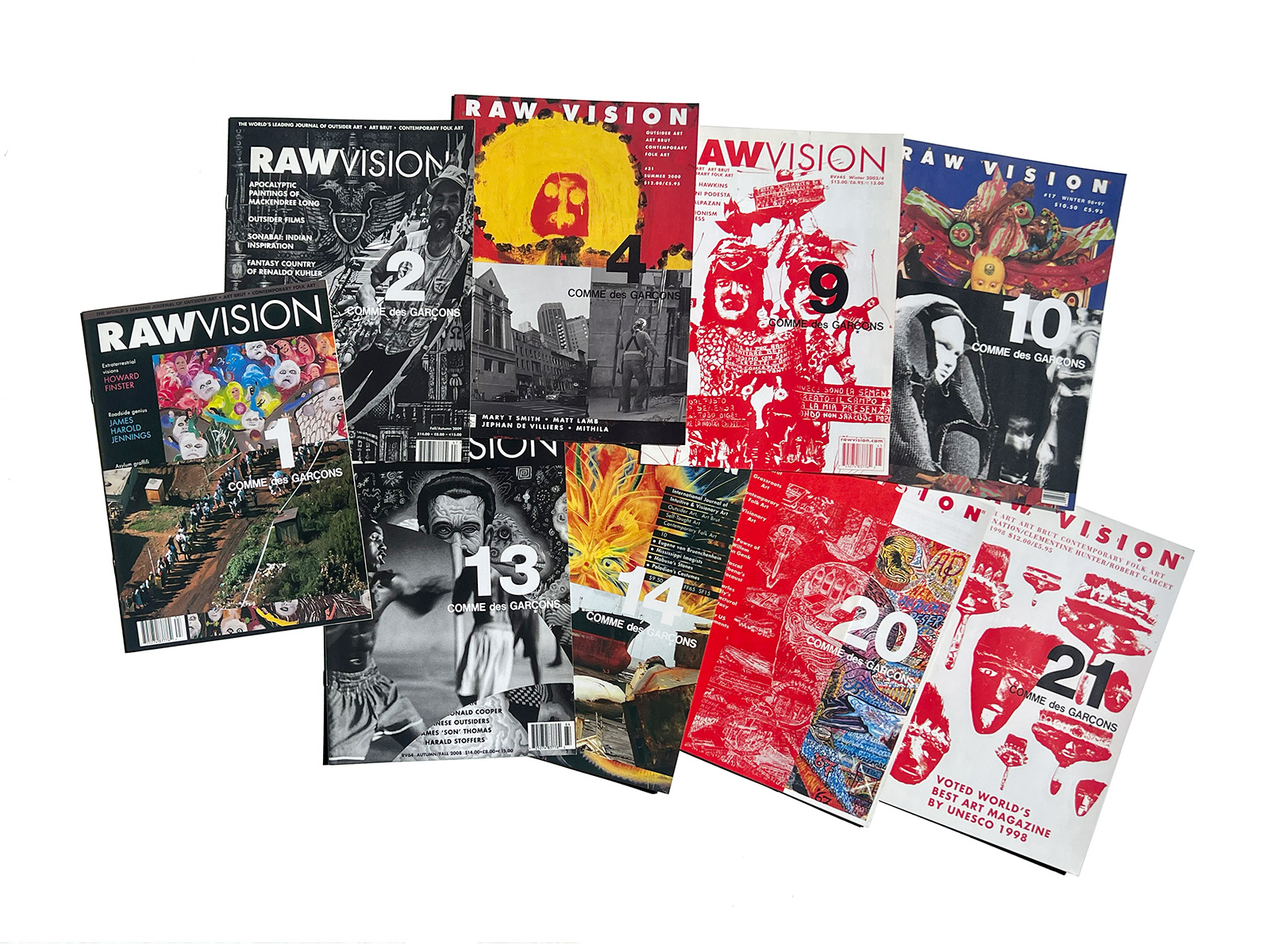 COMME des GARÇONS 2014 DMs Raw Vision set of 9 | PAGE SPREAD