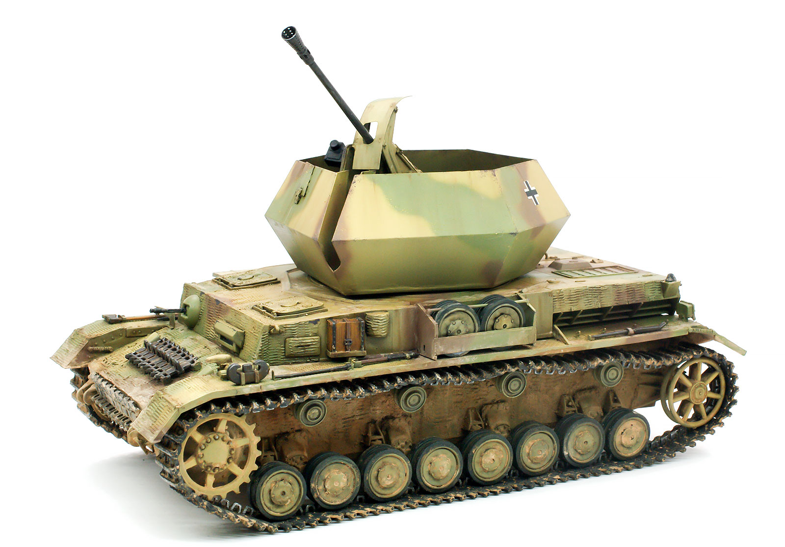 プラモ日記 » ドイツ・4号対空戦車オストヴィント その16 仕上げ・完成!!