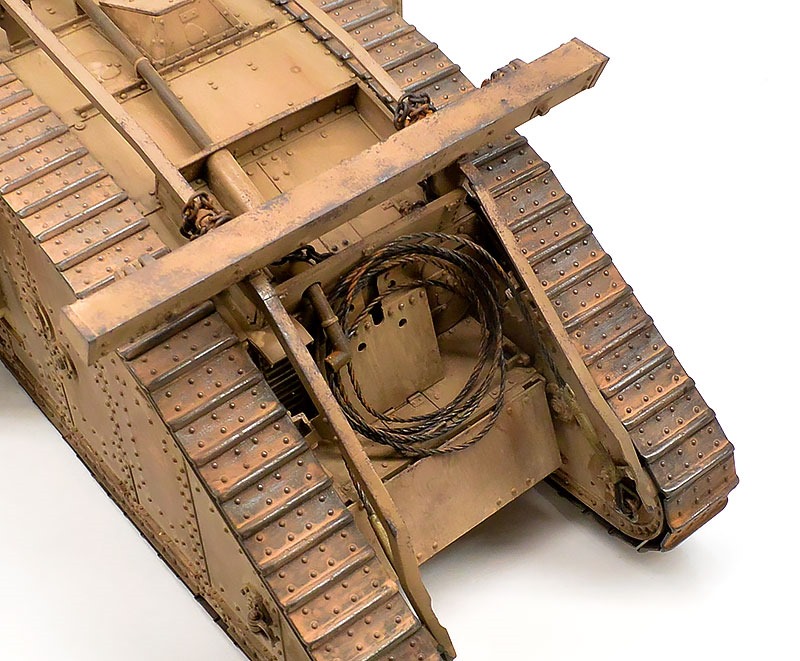 プラモ日記 » WW1・イギリス戦車・マーク4メール その6 完成!!