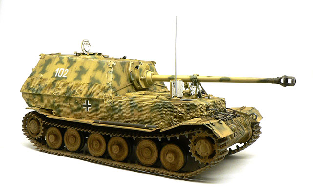 プラモ日記 » ドイツ重駆逐戦車・エレファント その11 完成!!