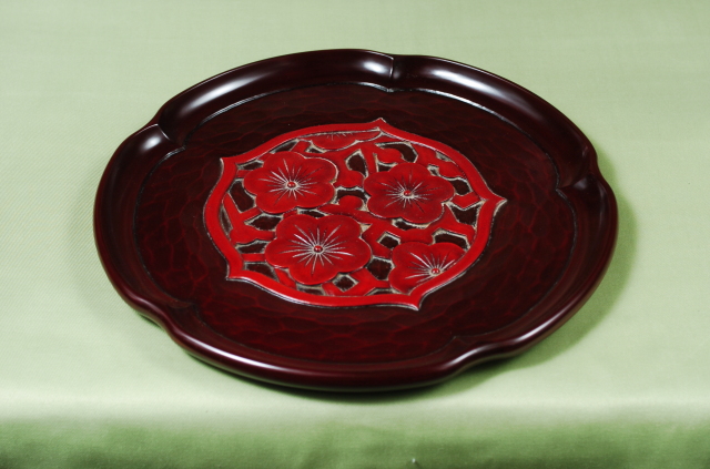 鎌倉彫 浩湖堂 梅形盆 商品詳細 鎌倉彫通販の鎌倉彫どっとコム 浩湖堂