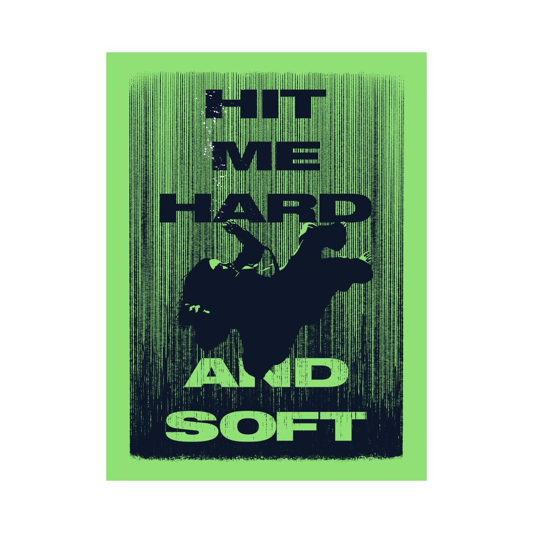 HIT ME HARD AND SOFT Green Poster - Billie Eilish | Store