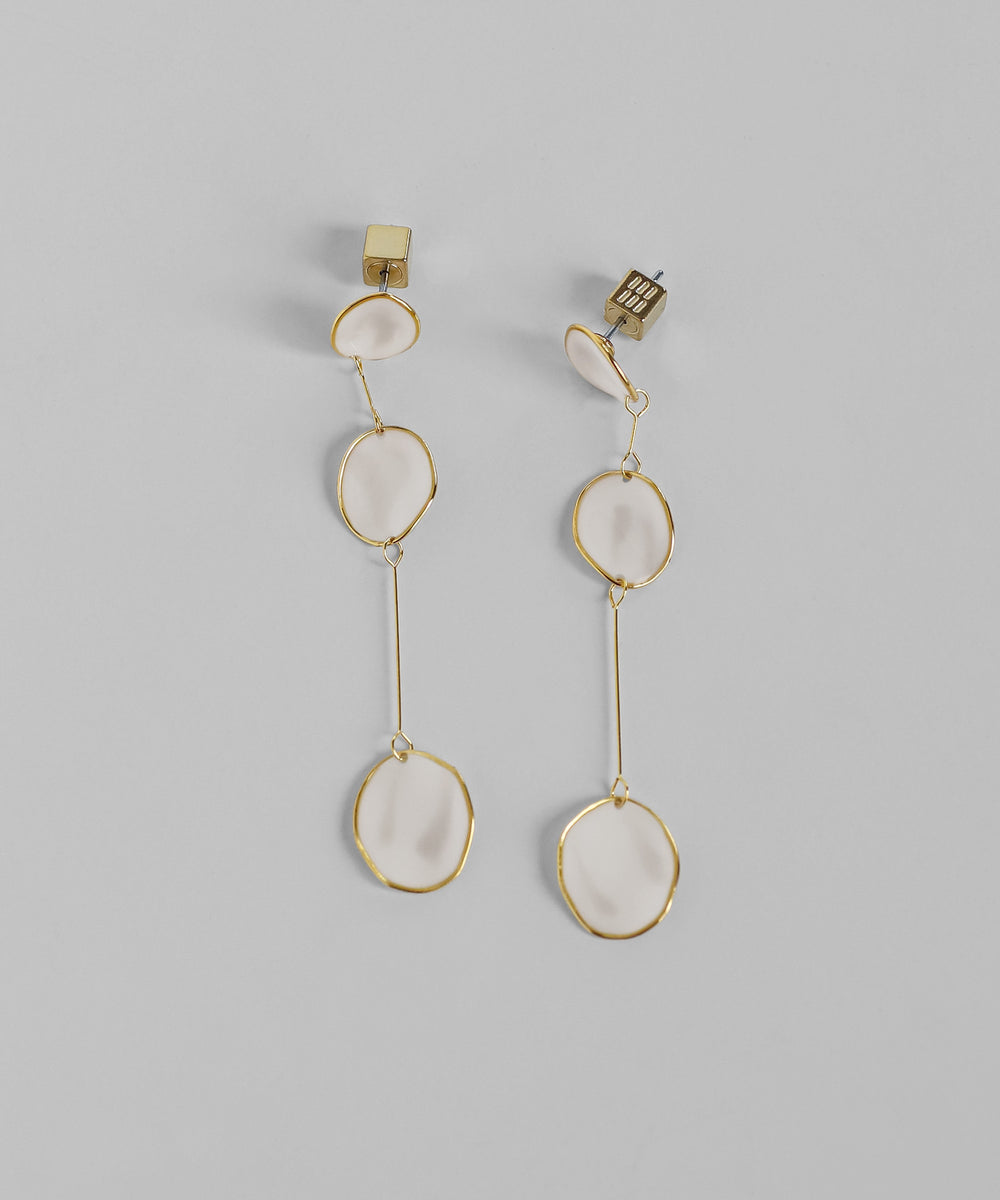 mimi33】マーブルロングピアス[Sheerchic]｜SANPO ONLINE(サンポー