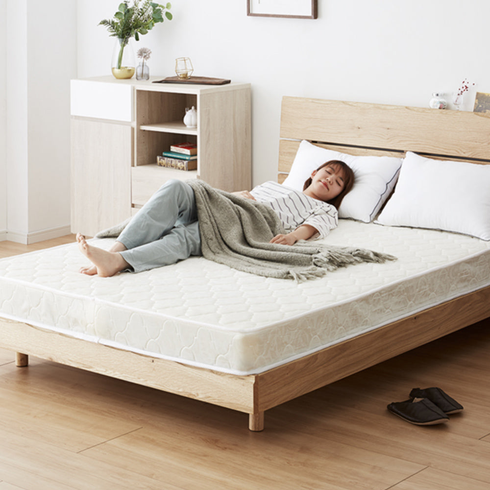 ポケットコイル マットレス シングル 厚さ20cm 圧縮梱包 ホワイト 通気