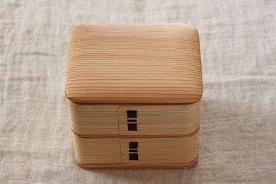 そそぎ工房 まげわっぱのお弁当箱 角型・二段 ｜生活雑貨｜熊本｜日本