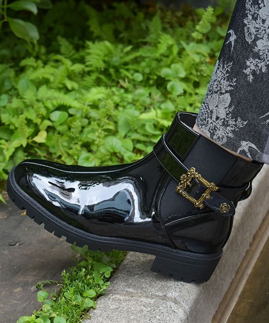 サイドゴアベルトレインブーツ | axes femme online shop -outlet-