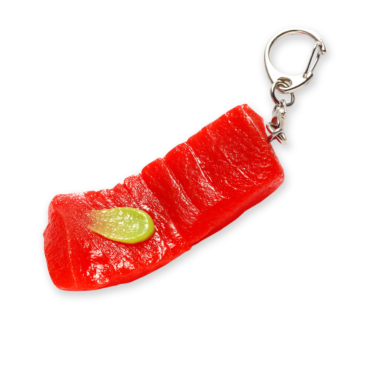食品サンプル(IWASAKI)「マグロ刺身のキーリング (キーホルダー