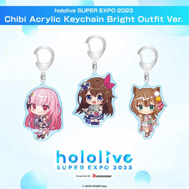 hololive SUPER EXPO 2023 Chibi Acrylic Keychain Bright Outfit Ver